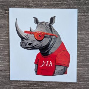 CCG Rhino Sticker